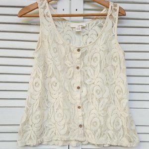 Sans Souci Sleeveless Lace Top